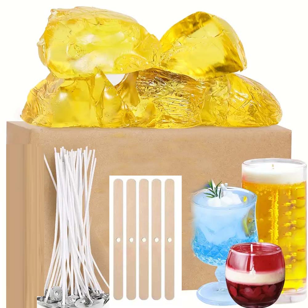 200g Yellow Clear Gel Jelly Wa - Wooden Wick Candle review and price
