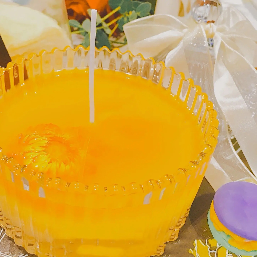 200g Yellow Clear Gel Jelly Wa - Wooden Wick Candle review and price