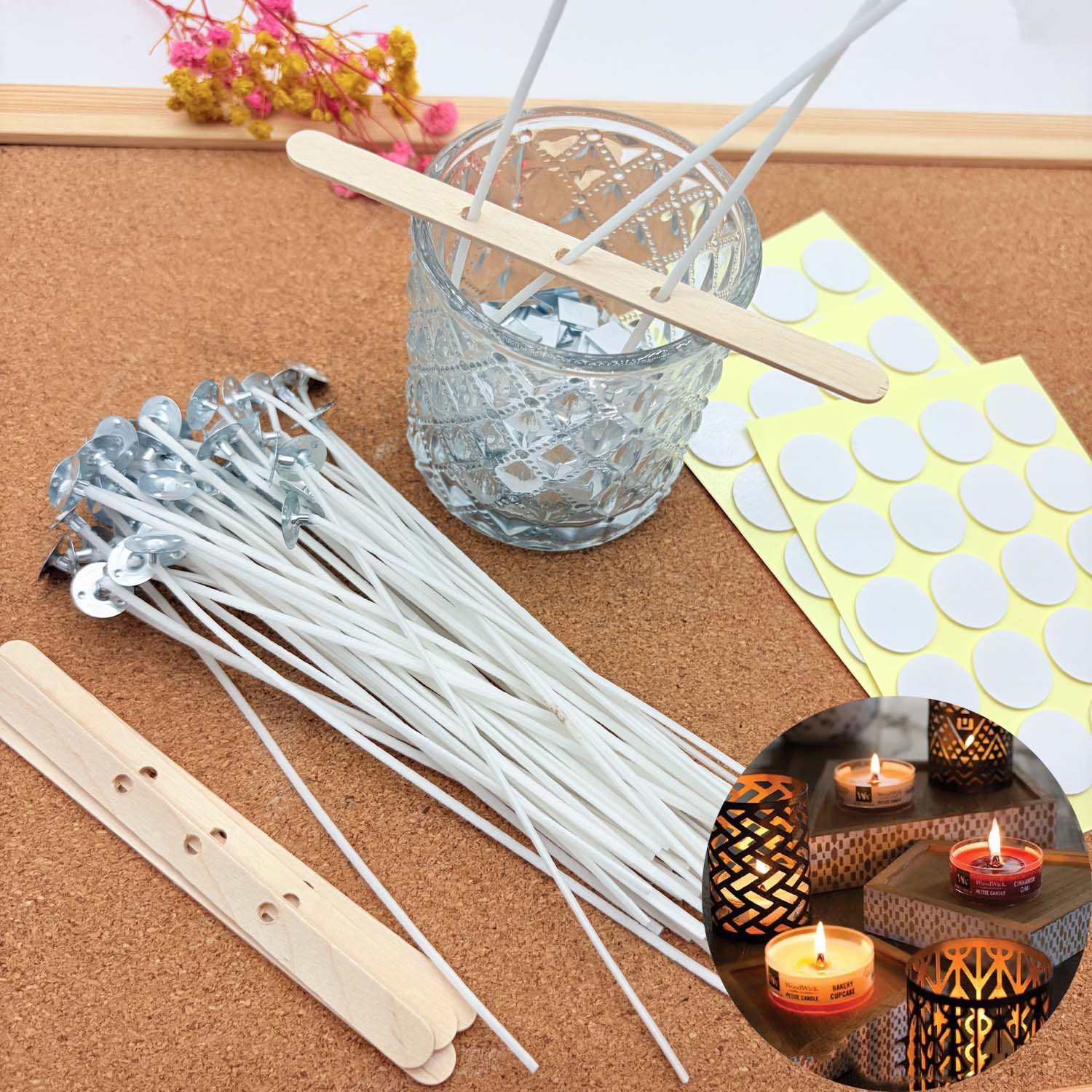 1 SET Candle Making DIY Kits S - Wooden Wick Candle review and price