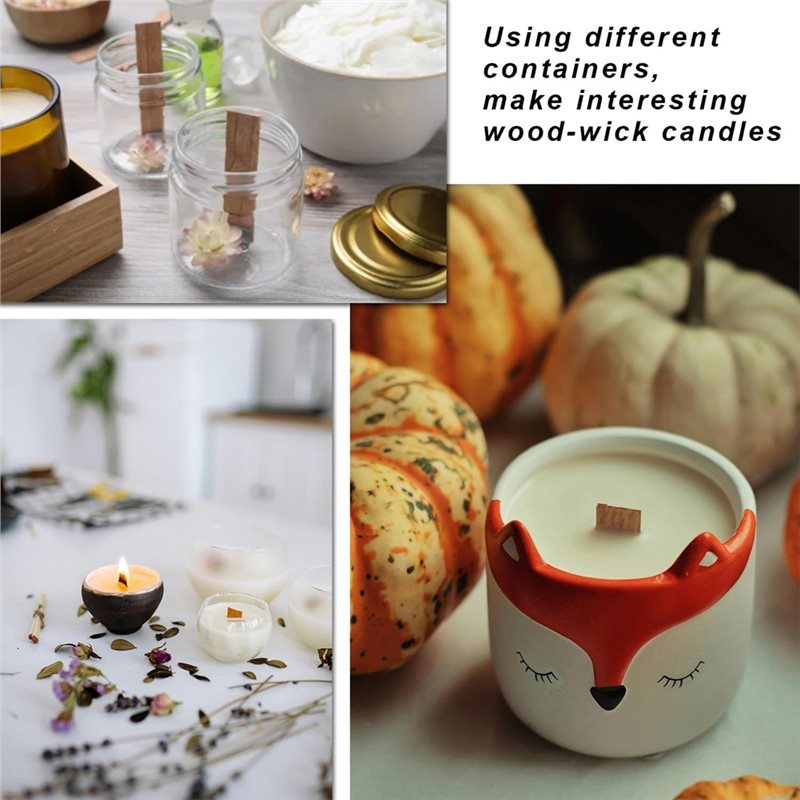 100Pcs Premium Wooden Candle W - Wooden Wick Candle review and price