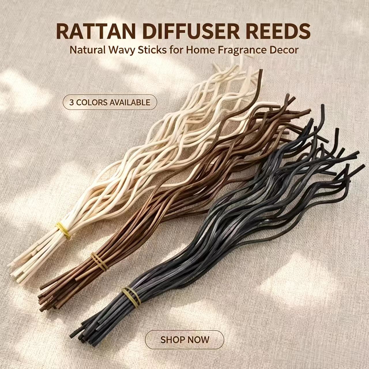 20Pcs Long Wavy Rattan Reed Di - Home Fragrance Premium review and price