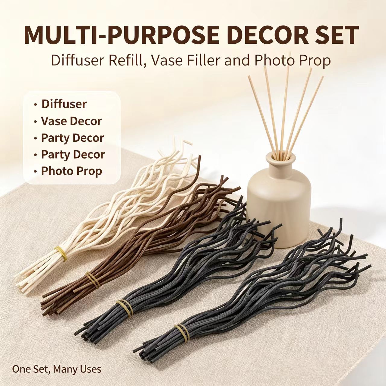 20Pcs Long Wavy Rattan Reed Di - Home Fragrance Premium review and price