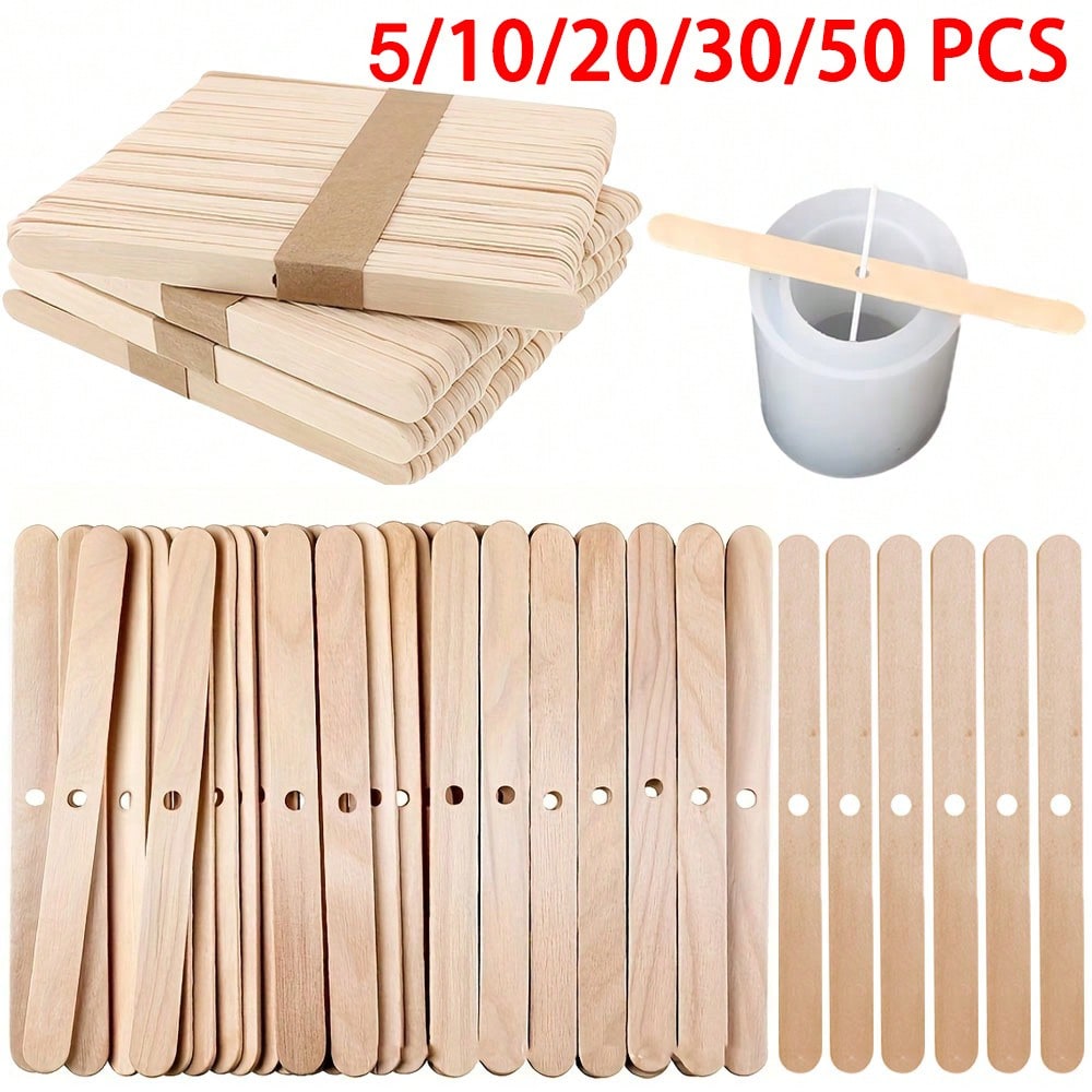 5/10/20/30/50pcs Wooden Candle - Wooden Wick Candle review and price