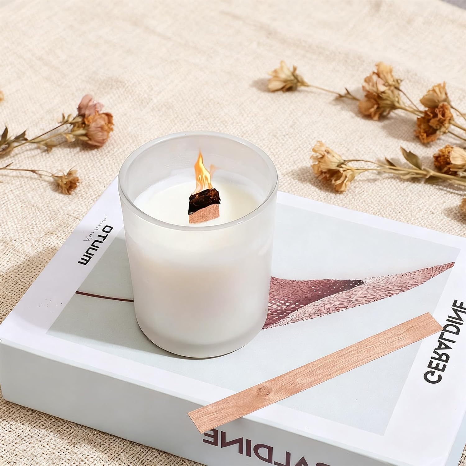60Pcs Wood Wicks for Candles M - Wooden Wick Candle review and price