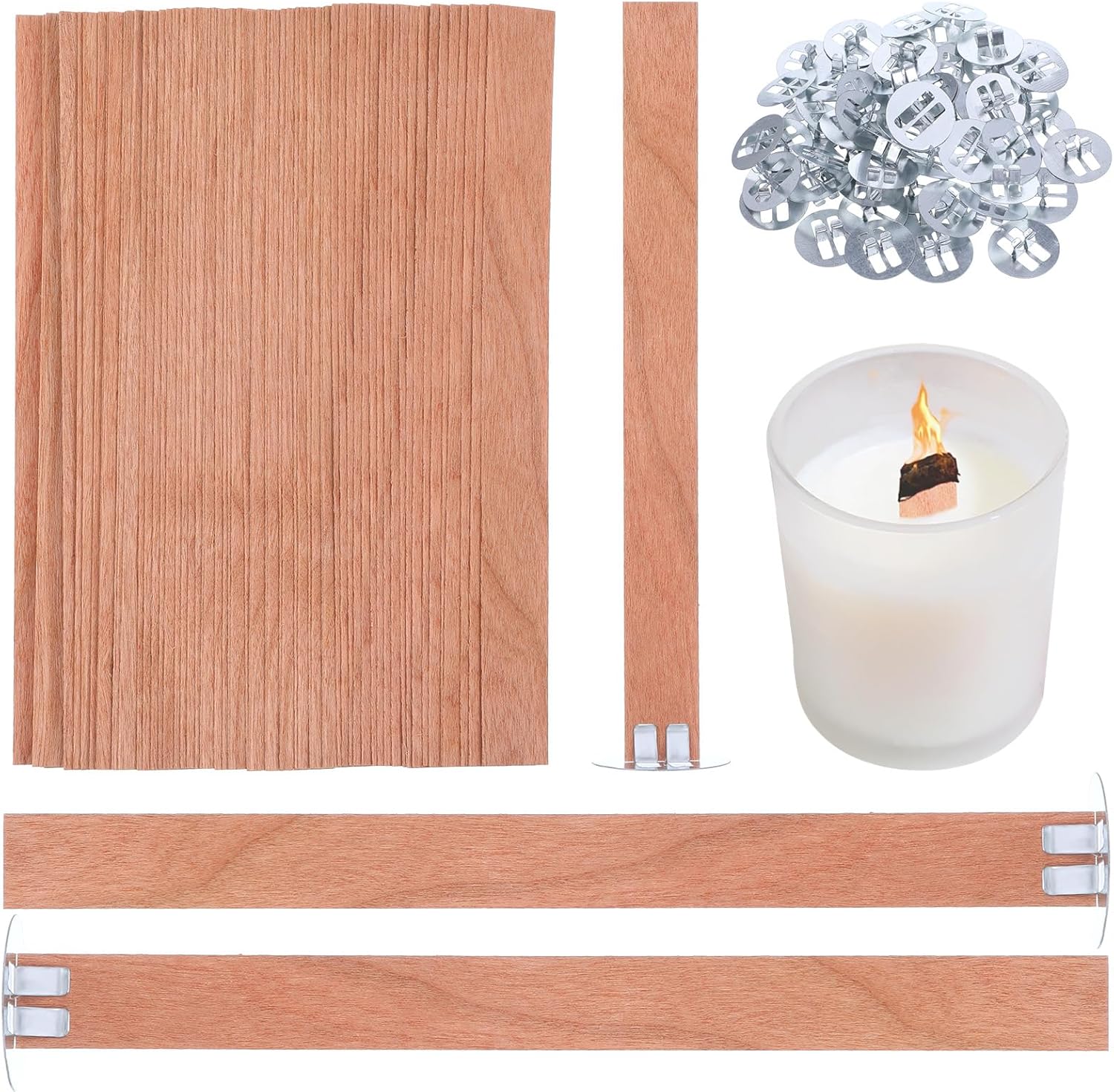 60Pcs Wood Wicks for Candles M - Wooden Wick Candle review and price