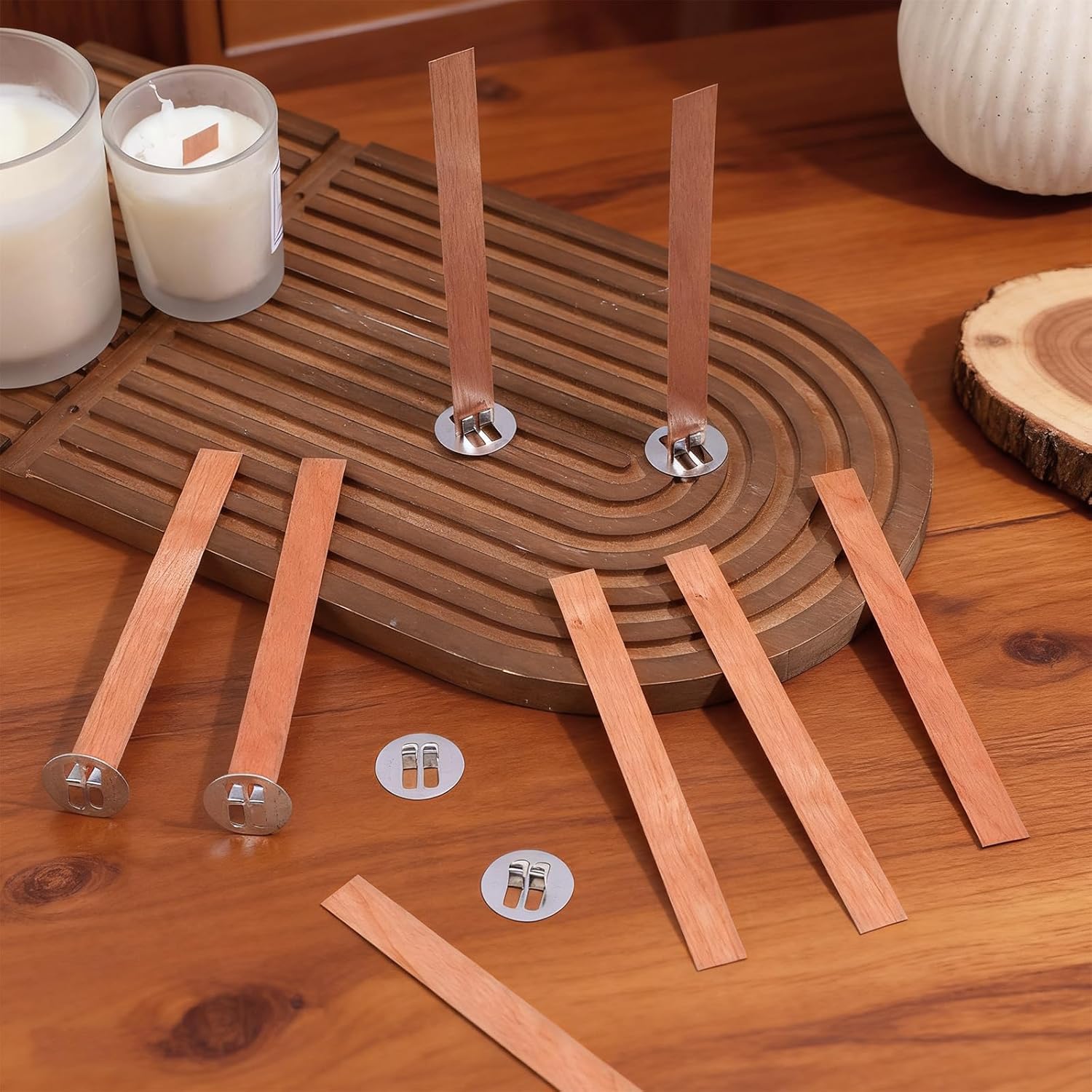 60Pcs Wood Wicks for Candles M - Wooden Wick Candle review and price