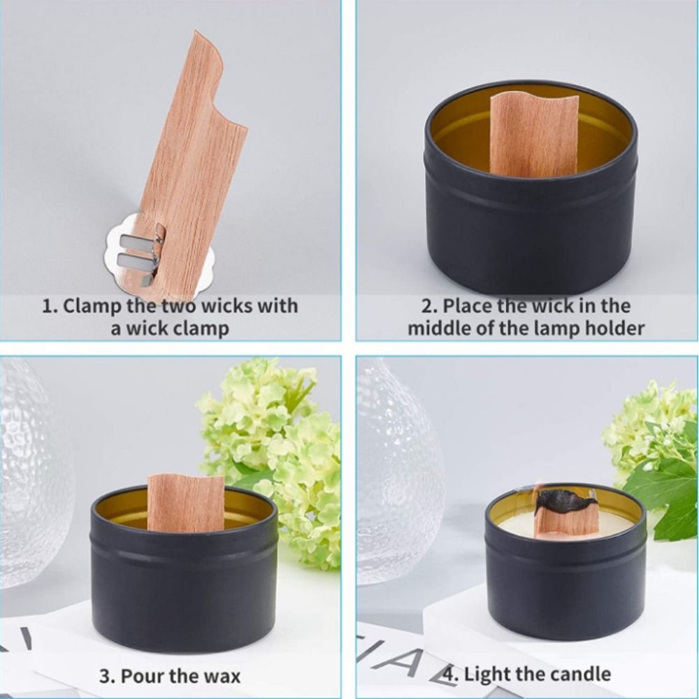 High Quality S-shaped DIY Hand - Wooden Wick Candle review and price